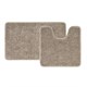 IDDIS Набор ковриков для ванной комнаты, 50х80 + 50х50, микрофибра, светло-коричневый, , BSET07Mi13 BSET07Mi13
