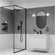 IDDIS Встраиваемая система с тропическим и ручным душем, матовый черный, Parker, , PARBL02i67 PARBL02i67