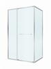 CEZARES Lux Душевой уголок прямоугольный двери раздвижные размер 110x90 см, цвет профиль - хром / стекло - прозрачное LUX-AH-FS-11-110/90-C-CR