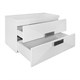 AZARIO Комплект ZENA Тумба 80/2 800х450х585 подвесная, с раковиной CLASSIK 80, белый глянец, ручка хром (CS00097031) CS00097031