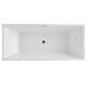 AZARIO Ванна акриловая MODERN 1500x750x580 отдельностоящая, в комплекте с сифоном и металлической рамой (AZ-6601-15075) AZ-6601-15075