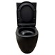 AZARIO Унитаз-компакт Cobalt-Black 610x360x805 напольный, безободковый, система смыва "скрытое Торнадо", с быстросъемным сиденьем "Микролифт", черный матовый (AZ-6089A-MB) AZ-6089A-MB