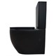 AZARIO Унитаз-компакт Cobalt-Black 610x360x805 напольный, безободковый, система смыва "скрытое Торнадо", с быстросъемным сиденьем "Микролифт", черный матовый (AZ-6089A-MB) AZ-6089A-MB