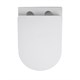 AZARIO Унитаз подвесной LISTA 490х365х340 безободковый, система смыва "Скрытое Торнадо", с быстросъемным сиденьем "Микролифт" (AZ-1177T) AZ-1177T