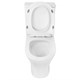 AZARIO Унитаз-компакт Reina 630х360х815 напольный, безободковый, слив "Скрытое Торнадо", с быстросъемным сиденьем "Микролифт" (AZ-2785T) AZ-2785T