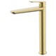 AZARIO Смеситель для раковины-чаши Alanti высокий, керамический картридж, золото матовое (AZ-K9032MG) AZ-K9032MG