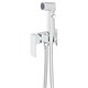 AZARIO Гигиенический душ Graves со смесителем, керамический картридж, скрытый монтаж, шланг 150 см, хром (AZ-KFX03) AZ-KFX03