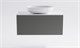 ASTRA-FORM Тумба подвесная М-40 100см 1ящ цв NCS S 3502-y мат./волна, раковина Атрия бел гл., столешница Solid бел гл. 4631177713262