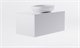 ASTRA-FORM Тумба подвесная М-40 100см 1ящ цв белый мат./волна, раковина Атрия бел гл., столешница Solid бел гл. 4631177713316