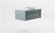 ASTRA-FORM Тумба подвесная Шарм 90см 1ящ  цв NCS S 3005-b80g мат. с раковиной Шарм бел гл. и столешницей Solid бел гл. 4631177713446