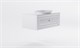 ASTRA-FORM Тумба подвесная Шарм 90см 1ящ  цв белый мат. с раковиной Шарм бел гл. и столешницей Solid бел гл. 4631177713675