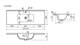 CERAMICA NOVA CN7027 Раковина мебельная накладная Compact 1010x395x175, цвет белый CN7027