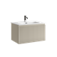 SANCOS Тумба подвесная Snob R 1.0 690х445х406, c одним ящиком оснащенным доводчиками Beige Soft, арт. SNR1.070CE SNR1.070CE