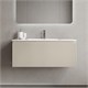 SANCOS Тумба подвесная Snob R 1.0 995х445х406, c одним ящиком оснащенным доводчиками, Beige Soft , арт.SNR1.0100CE SNR1.0100CE