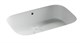 CERAMICA NOVA Раковина встраиваемая снизу Era, c отверстием слива - перелива, 570x395x195 мм, белый, арт.CN15006 CN15006