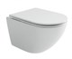CERAMICA NOVA Унитаз подвесной Alba торнадо 3.0 сиденье микролифт белый CN11005T CN11005T