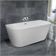 AZARIO Ванна акриловая VERANO 1700х750х580 пристенная в комплекте с сифоном и металлической рамой (AZ-6607C) AZ-6607C