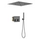 TIMO Душевая система встроенная с термостатом Petruma черное золото (SX-5209/18SM) SX-5209/18SM