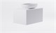 ASTRA-FORM Тумба подвесная М-40 70см 1ящ белый матовый./волна, раковина Атрия бел глянец, столешница Solid бел матовый 4631177714757