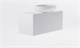 ASTRA-FORM Тумба подвесная М-40 100см 1ящ белый матовый/волна, раковина Атрия бел глянец, столешница Solid бел матовый 4631177714931