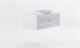 ASTRA-FORM Тумба подвесная Шарм 90см 1ящ белый матовый, раковина Шарм бел глянец и столешницей Solid бел матовый 4631177715112