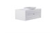 ASTRA-FORM Тумба подвесная Шарм 100см 1ящ матовый, раковина Шарм бел глянец и столешницей Solid бел матовый 4631177715174