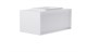 ASTRA-FORM Тумба подвесная Фрейм 100см 1ящ  белый мат., раковина Антарес бел глянц, столешница Solid белый мат. 4631177715419