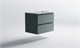 ASTRA-FORM Нижний шкаф Альфа 70 с 2 ящиками зеленый (NCS S 3005-B80G матовый) + Раковина "Альфа 70" 03060004ncss3005-b80g+04010006