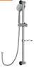 CERSANIT Душевой гарнитур LARA (стойка) 3 режима шланг 180 металл хром A68145