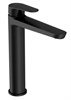 CERSANIT Смеситель для раковины высокий LARA однорычажный черный A68154