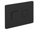 CERSANIT Кнопка ACCENTO SQUARE для AQUA пневматическая пластик черный матовый A63838