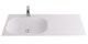 AQUATON Раковина Бланш 1050 белая левая 1A742131B101L 1A742131B101L