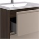 AQUATON Тумба под раковину Люмин 60 орех франклин/капучино 1A293901A5OK0 1A293901A5OK0