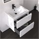 AQUATON Тумба под раковину Люмин 60 белый матовый 1A293901A52B0 1A293901A52B0