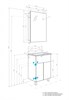 AQUATON Тумба под раковину Форест Про 60 туманный серый 1A297001FR4D0 1A297001FR4D0