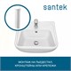 SANTEK Раковина Лонги 45 отверстие под смеситель 1WH501753 1WH501753