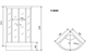 TIMO Comfort T-8890 Fabric Glass душевая кабина 90*90*220+турецкая баня хамам T-8890F-T-STUN