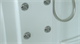 TIMO Lux T-7709 NEW душевая кабина 90*90*225, турецкая баня хамам, стульчик прозрачный T-7709NEW-T-STUN-T-CH/C