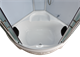 TIMO Standart Т-6655 Silver F душевая кабина (150*150*220), турецкая баня хамам T-6655SF-T-STUN