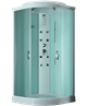 TIMO eco TE-0709 душевая кабина 90*90*218, турецкая баня хамам, стульчик прозрачный TE-0709-T-STUN-T-CH/C