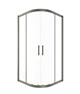 TIMO Душевой угол TPSS-90/13C-8, раздвиж 900*900*2000, проф никель, стекло проз 8 мм T42