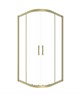 TIMO Душевой угол TPSS-100/17C-8, раздвиж 1000*1000*2000, проф мат золото, стекло проз 8 мм T45