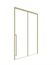 TIMO Душевая дверь TDSS-140/17C-8L, раздвиж 1400*2000, проф мат золото, стекло проз 8 мм T54L