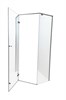 TIMO Душевой угол TTSSP-90/13C-8, распаш 900*900*2000, проф никель, стекло проз 8 мм T66