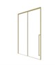 TIMO Душевая дверь TDSS-120/17C-8R, раздвиж 1200*2000, проф матовое золото + торцевое стекло TSS-900/17C-8 900*2000, проф матовое золото T52R+T62