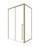 TIMO Душевая дверь TDSS-130/17C-8R, раздвиж 1300*2000, проф матовое золото + торцевое стекло TSS-900/17C-8 900*2000, проф матовое золото T53R+T62