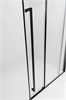TIMO Душевая дверь TDSS-140/03C-8R, раздвиж 1400*2000, проф черный + торцевое стекло TSS-900/03C-8 900*2000, проф черный T58R+T64