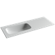 CERAMICA NOVA Grace Раковина накладная чаша слева без отв под смеситель 1210x457x137 белый CN7020wx CN7020wx