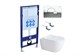 AQUATEK SET ПОЛАРИС (рама Standard INS-0000012+унитаз ПОЛАРИС AQ0700-01 с тонким сиденьем soft-close+ крепеж KKI-0000002 +панель KDI-0000067) SET AQUATEK ПОЛАРИС-01-067 4в1