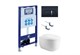 AQUATEK SET АЛЬТАИР cm-045 4в1 (рама INS-0000025 +крепление KKI-0000002 +кнопка KDI-0000045 +унитаз AQ1980-00 +тонкое сиденье с механиз) SET AQUATEK АЛЬТАИР cm-045 4в1